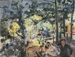 Wachensee, on the Terrace by Lovis Corinth